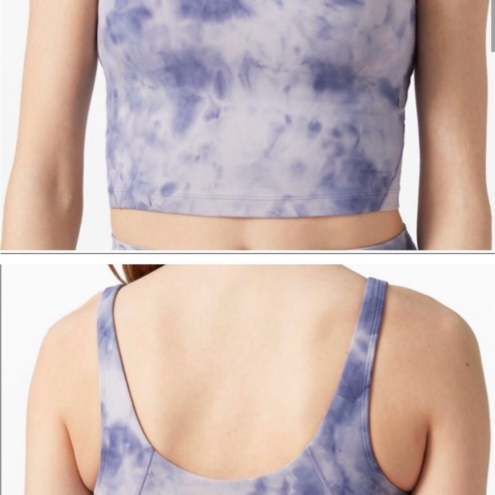 Lululemon Athletica Tie-Dye Align Tank Top Light Support